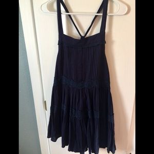 Navy blue dress- Boutique